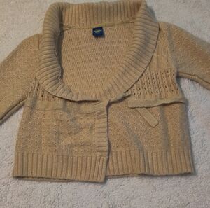 Osh Kosh B'gosh Sweater Tie Beige Boys/Girls Size 7 Long Sleeve